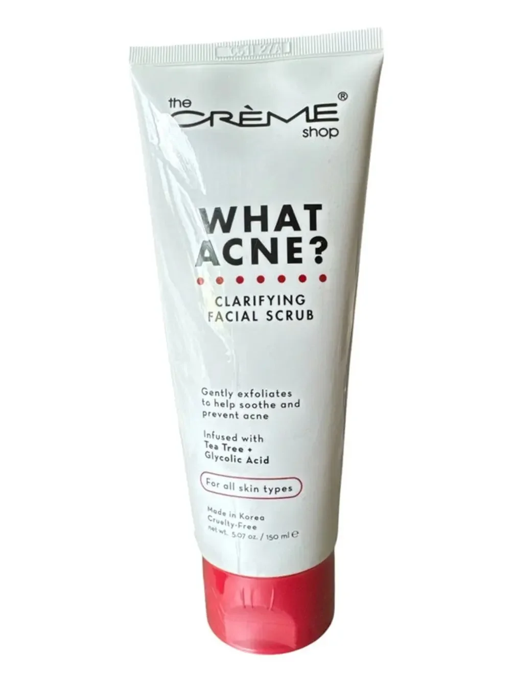 The Crème Shop What Acne? Clarifying Facial Scrub 5.07 oz